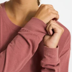 Long-Sleeve Coast Tee | Rosewood -Vuori Clothing Store VW170RSD 2271