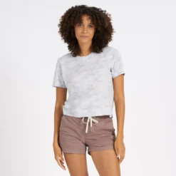 Sunset Tee | Pale Grey Camo