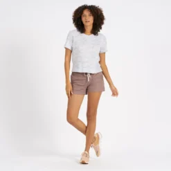 Sunset Tee | Pale Grey Camo -Vuori Clothing Store VW176PCG 4