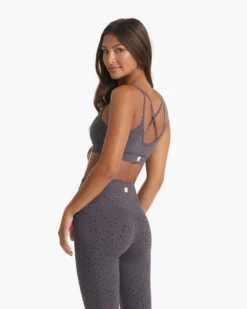 Mindset Bra | Elm Dots -Vuori Clothing Store VW186DEL FA22 W ECOMM DETAIL 00079