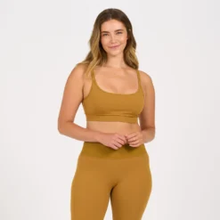 Mindset Bra | Dark Golden -Vuori Clothing Store VW186DGL 1 551fd190 ad04 412e 8120 9a40452b7c8f