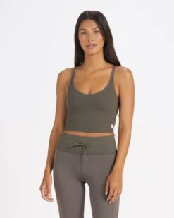 Rib Crop Tank | Oregano
