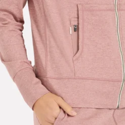 Halo Performance Hoodie | Burnt Clay Heather -Vuori Clothing Store VW201BCY 5