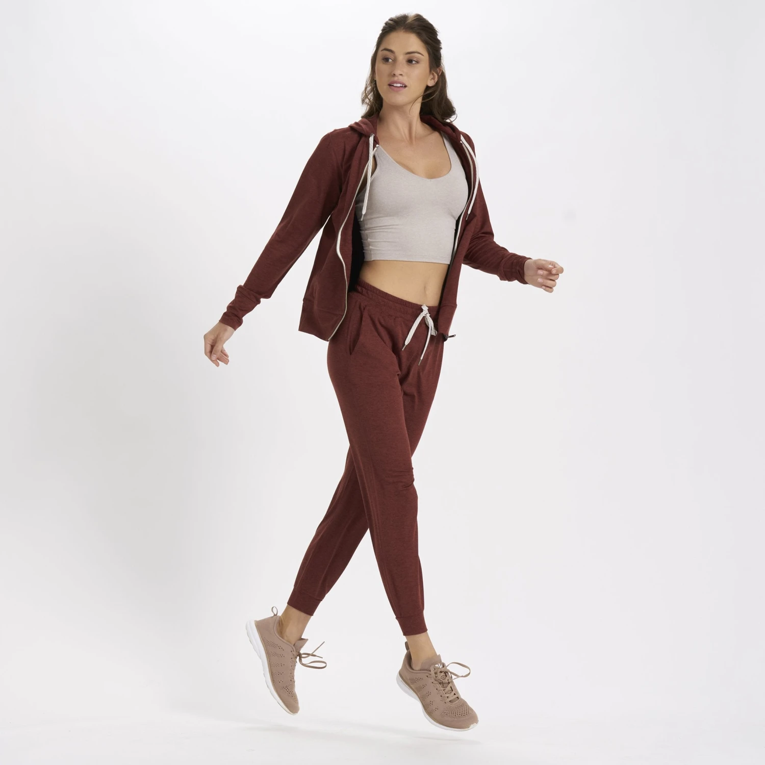 Halo Performance Hoodie | Brick Heather 5 Halo Performance Hoodie | Brick Heather - Image 5