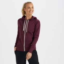 Halo Performance Hoodie | Cerise Heather