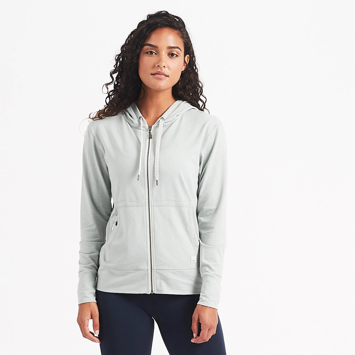 Halo Performance Hoodie | Sage Heather 1 Halo Performance Hoodie | Sage Heather