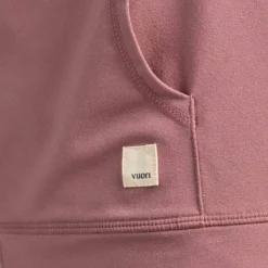 Halo Performance Hoodie | Blush -Vuori Clothing Store VW201 BLUSH DETAIL 1