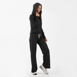 Sequoia Crop Hoodie | Black Heather 9 Sequoia Crop Hoodie | Black Heather -Vuori Clothing Store VW208HBK 5