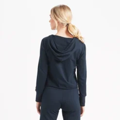 Sequoia Crop Hoodie | Ink -Vuori Clothing Store VW208INK 3