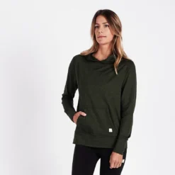 Halo Performance Pullover | Moss Heather