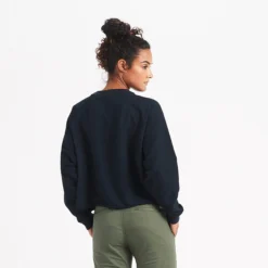 Faye Sweatshirt | Ink -Vuori Clothing Store VW215INK 3