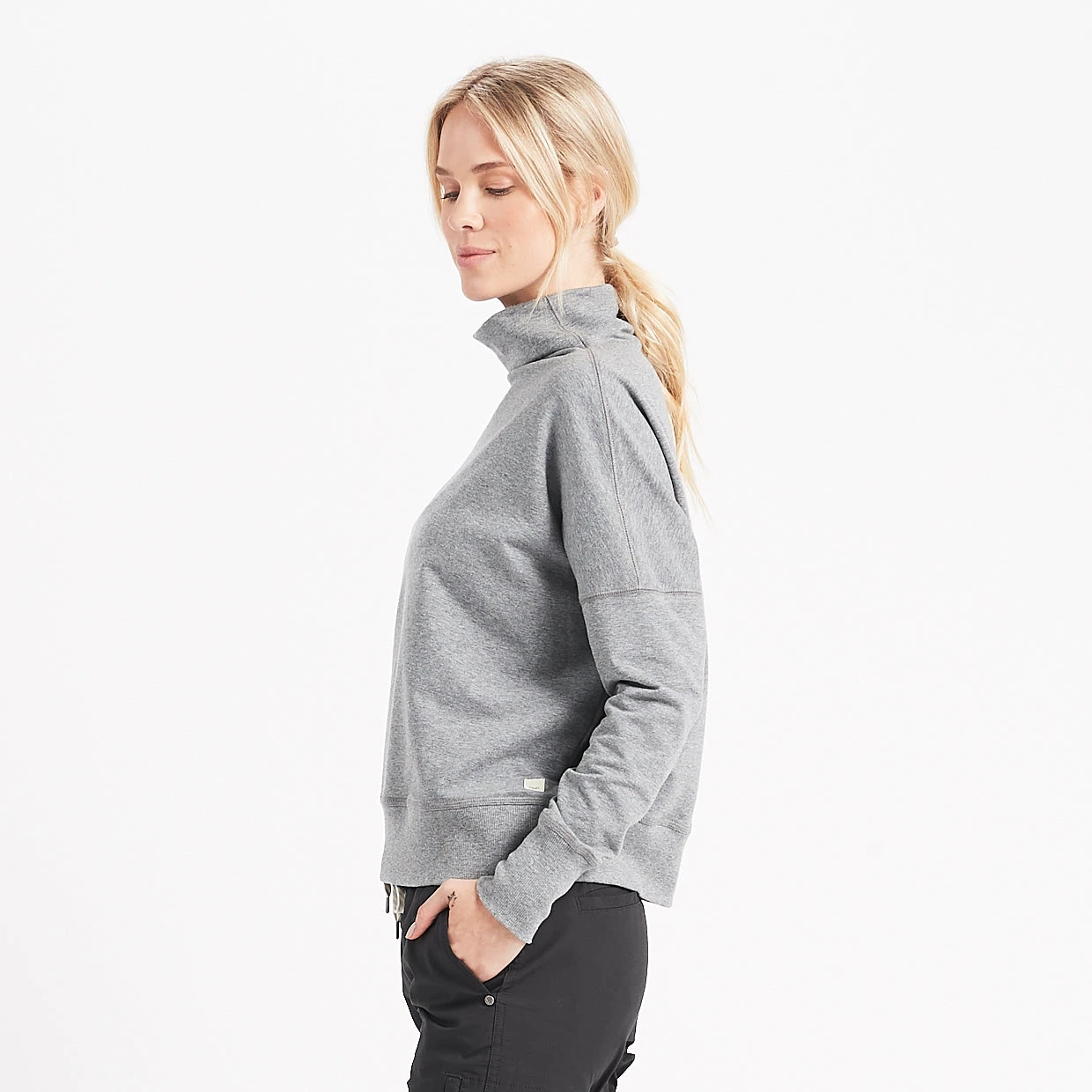 Cleo Sweatshirt | Heather Grey 2 Cleo Sweatshirt | Heather Grey - Image 2