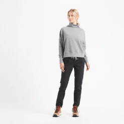Cleo Sweatshirt | Heather Grey 7 Cleo Sweatshirt | Heather Grey -Vuori Clothing Store VW216HTG 4