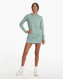 Halo Essential Hoodie | Celery Heather -Vuori Clothing Store VW226HLE SP23 W ECOMM FLEECE FULL 1258 1x1 e2a7ae33 e570 4535 80b5 723104313d85