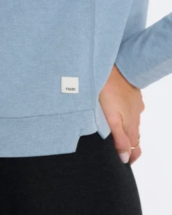 Halo Essential Hoodie | Light Cloud Heather -Vuori Clothing Store VW226HLI 2675