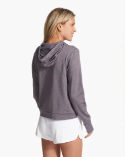 Halo Essential Hoodie | Sawyer Heather 9 Halo Essential Hoodie | Sawyer Heather -Vuori Clothing Store VW226HSW FA23 W ECOMM fleece BACK TOPS 9