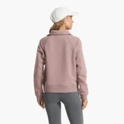 Restore Half Zip | Umber -Vuori Clothing Store VW233UMB FA22 W ECOMM TOP 0522