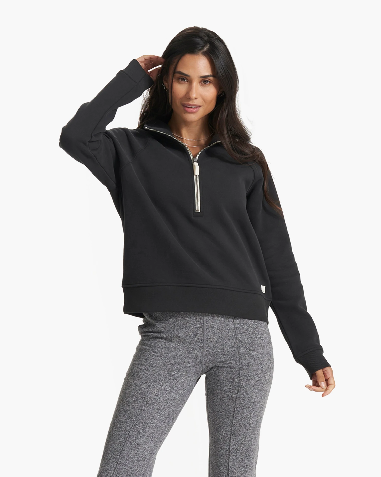 Restore Half Zip | Washed Black 2 Restore Half Zip | Washed Black - Image 2