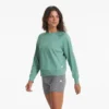 Long-Sleeve Halo Crew | Celadon Heather