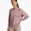 Long Sleeve Halo Crew | Orchid Heather