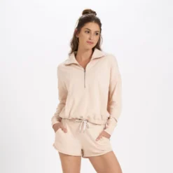 Sunnyside Half Zip | Alabaster -Vuori Clothing Store VW246ABR 1 fedc744e 11a0 4361 8618 86b28776cc51