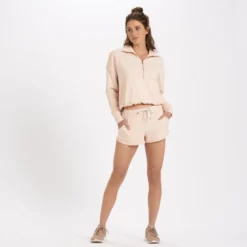 Sunnyside Half Zip | Alabaster -Vuori Clothing Store VW246ABR 5 86e634bd 6502 4511 9fe0 799041e5a522