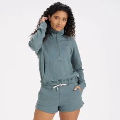 Sunnyside Half Zip | Steel Blue