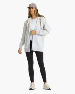 Restore Hoodie | Pale Grey Heather -Vuori Clothing Store VW251PHG 0837 CO22