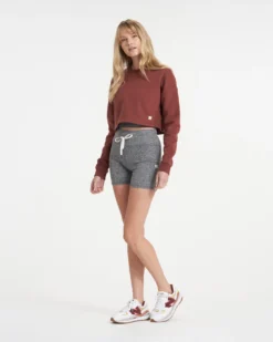 Restore Crop Crew | Cedar -Vuori Clothing Store VW259CED 0276