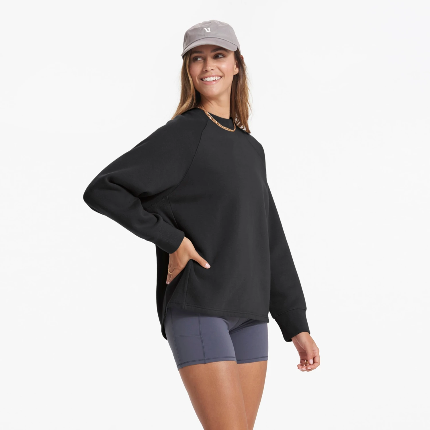 Restore Oversized Crew | Washed Black 2 Restore Oversized Crew | Washed Black - Image 2