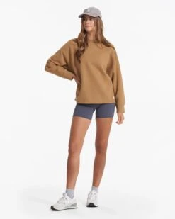 Restore Oversized Crew | Wheat -Vuori Clothing Store VW265WHE 01597