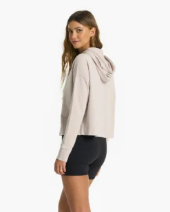 Vista Half Zip Hoodie | Oyster Heather -Vuori Clothing Store VW267HOY SP23 W ECOMM JACKETS 0747 1X1 351db493 f4f1 409d ab8c 784a25ca05f0