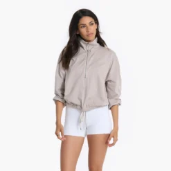 Halo Relaxed Half Zip | Oyster Heather -Vuori Clothing Store VW269HOY 3231