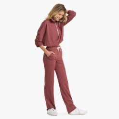 Halo Relaxed Half Zip | Rosewood Heather 10 Halo Relaxed Half Zip | Rosewood Heather -Vuori Clothing Store VW269HRO 1063