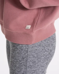 Sedona Crew | Marsala -Vuori Clothing Store VW278MAR SP23 W ECOMM FLEECE DETAIL 01214 1x1 a969471b cad7 4f4c 8bef fff89c6cf7cb