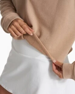 Sedona Polo | Coconut 11 Sedona Polo | Coconut -Vuori Clothing Store VW290COC SP23 W ECOMM FLEECE DETAIL 3018 1x1 9cd5302f 3be4 4934 ae05 08f9bffc97b2