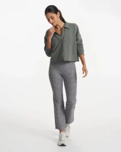 Sedona Polo | Dusty Pine -Vuori Clothing Store VW290DST SP23 W ECOMM FLEECE DETAIL 3404 1x1 667f54c3 8d96 458a 835d 43f73601d978