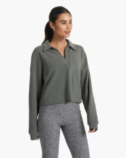 Sedona Polo | Dusty Pine -Vuori Clothing Store VW290DST SP23 W ECOMM FLEECE FULL 3313 1x1 66204097 0122 460f a8c9 63c3546e8329