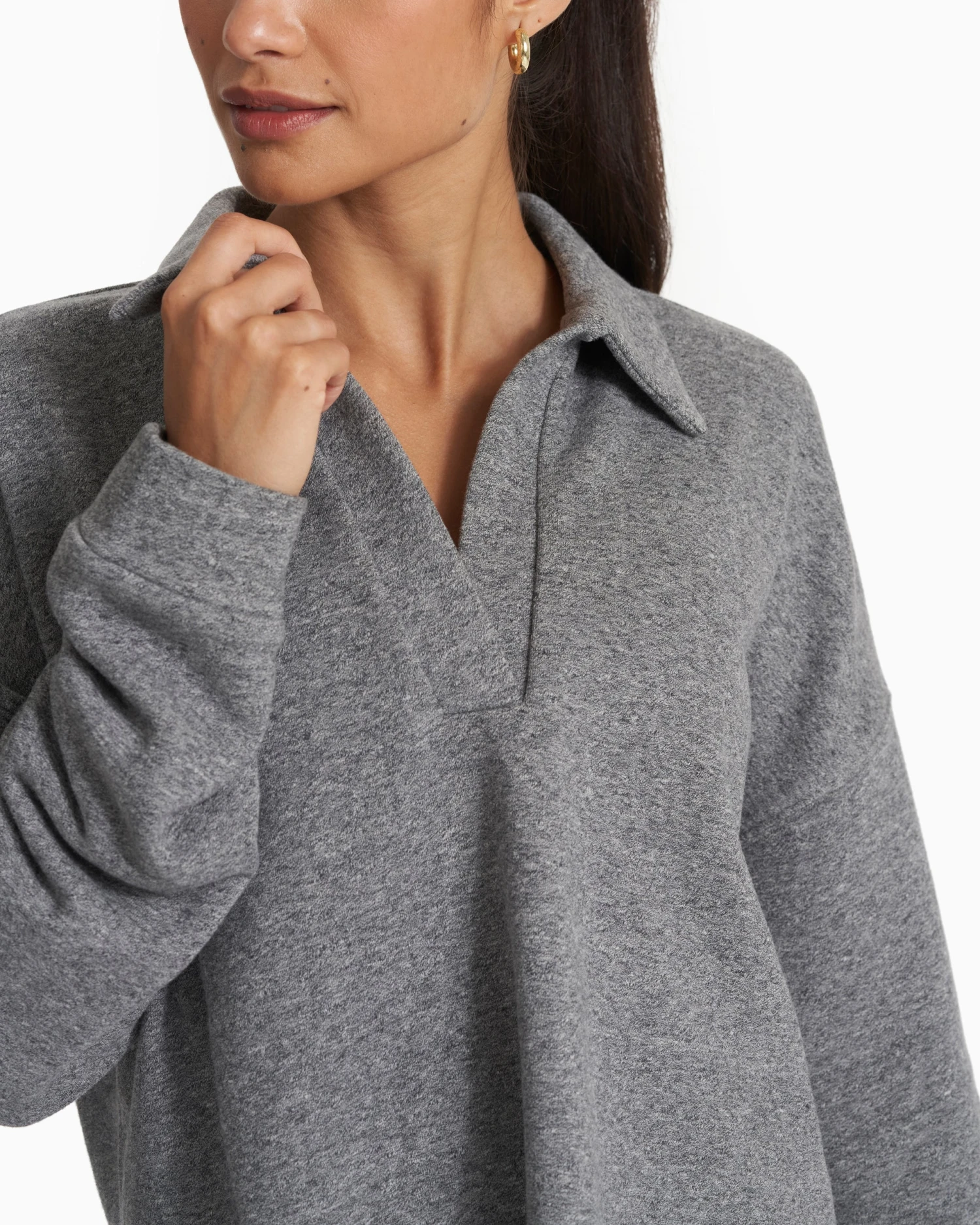 Sedona Polo | Heather Grey 3 Sedona Polo | Heather Grey - Image 3