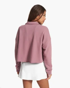 Sedona Polo | Orchid 9 Sedona Polo | Orchid -Vuori Clothing Store VW290OCD FA23 W ECOMM fleece BACK TOPS 9