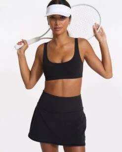 Volley Skirt | Black -Vuori Clothing Store VW3005BLK SP22 W ECOMM FULL 8019