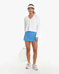 Halo Performance Skirt | Baltic Heather -Vuori Clothing Store VW3006HBA SP23 W ECOMM SKIRTS BOTTOM 4073 1x1 add1b459 7fd6 4a98 83c3 45c0fda3f0ef