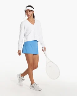 Halo Performance Skirt | Baltic Heather -Vuori Clothing Store VW3006HBA SP23 W ECOMM SKIRTS FULL 4041 1x1 a2e55be6 9819 447b 8af4 1ba807be2f6e