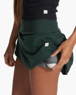 Halo Performance Skirt | Grass Heather 9 Halo Performance Skirt | Grass Heather -Vuori Clothing Store VW3006HGR FA23 W ECOMM SKIRTS DETAIL 9