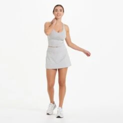 Halo Performance Skirt | Pale Grey Heather 10 Halo Performance Skirt | Pale Grey Heather -Vuori Clothing Store VW3006PHG 9472