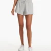 Halo Boxy Short | Pale Grey Heather