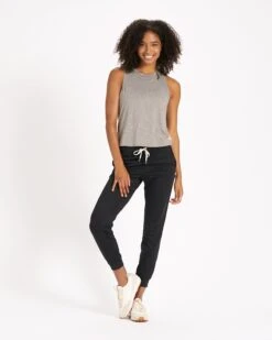 Performance Jogger - Long | Black -Vuori Clothing Store VW303 LBLK 4