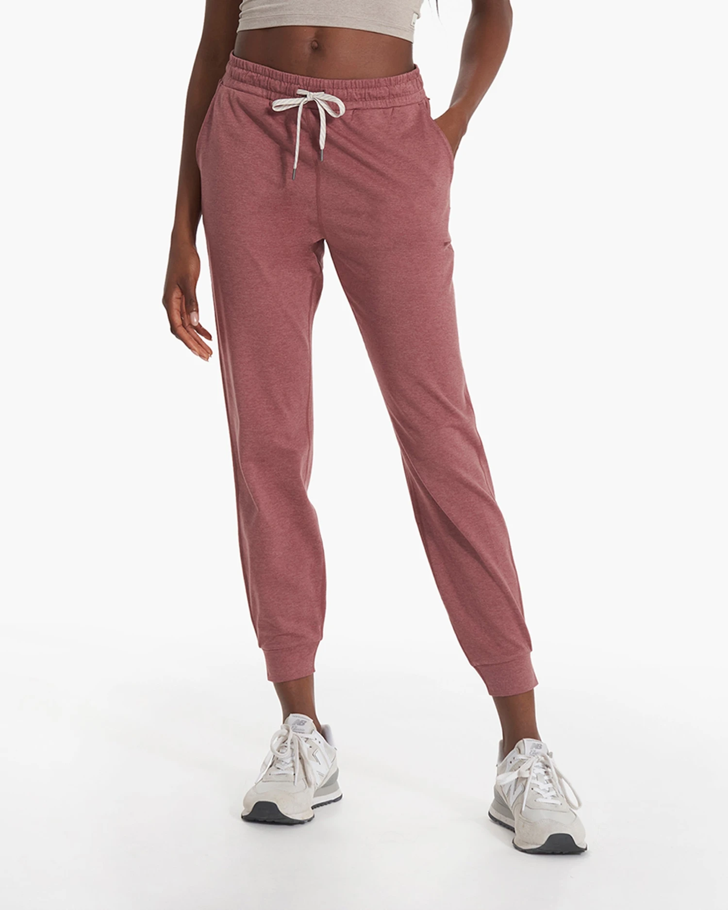 Performance Jogger - Long | Marsala Heather 1 Performance Jogger - Long | Marsala Heather