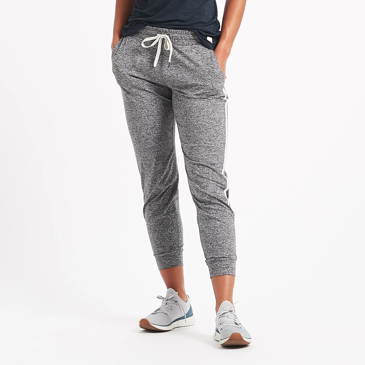 Performance Jogger | Heather Grey / Natural Stripe 1 Performance Jogger | Heather Grey / Natural Stripe
