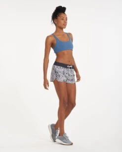 Clementine Short | Grey Shibori -Vuori Clothing Store VW304GSH 2526